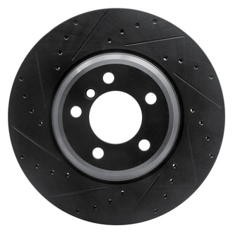 R1 Concepts® - eLINE™ Drilled and Slotted 1-Piece Front Driver Side Brake Rotor