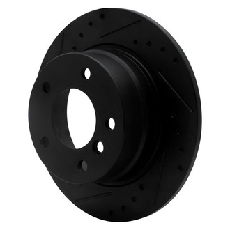 R1 Concepts® - eLINE™ Drilled and Slotted 1-Piece Rear Driver Side Brake Rotor