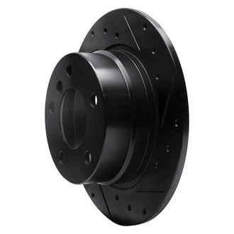 R1 Concepts® - eLINE™ Drilled and Slotted 1-Piece Rear Passenger Side Brake Rotor