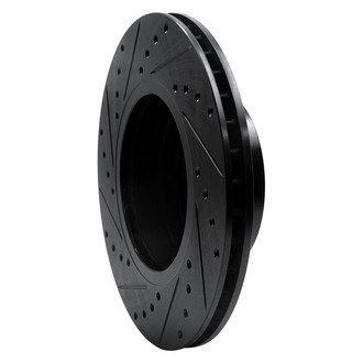 R1 Concepts® - eLINE™ Drilled and Slotted 1-Piece Front Passenger Side Brake Rotor