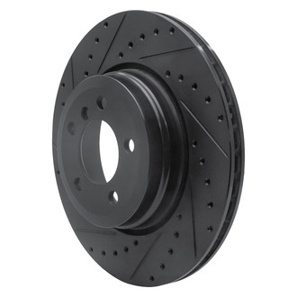 R1 Concepts® - eLINE™ Drilled and Slotted 1-Piece Rear Driver Side Brake Rotor