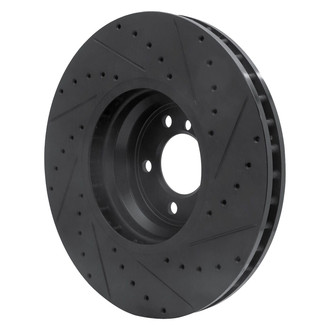 R1 Concepts® - eLINE™ Drilled and Slotted 1-Piece Front Driver Side Brake Rotor