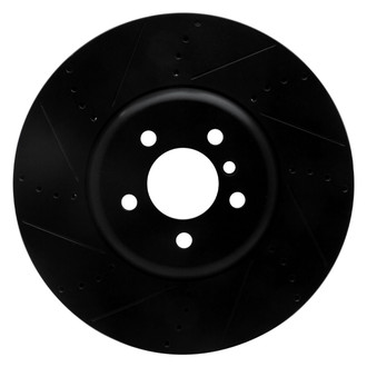 R1 Concepts® - eLINE™ Drilled and Slotted 1-Piece Front Driver Side Brake Rotor