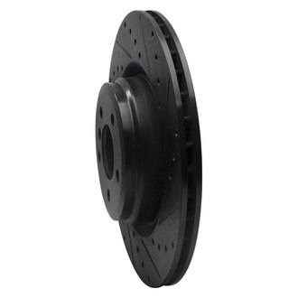 R1 Concepts® - eLINE™ Drilled and Slotted 1-Piece Rear Passenger Side Brake Rotor
