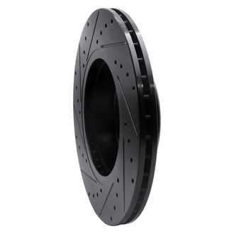 R1 Concepts® - eLINE™ Drilled and Slotted 1-Piece Front Passenger Side Brake Rotor