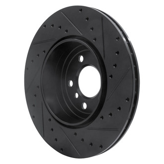 R1 Concepts® - eLINE™ Drilled and Slotted 1-Piece Rear Driver Side Brake Rotor