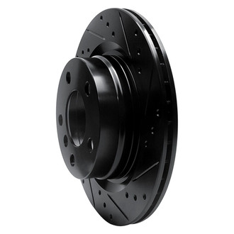 R1 Concepts® - eLINE™ Drilled and Slotted 1-Piece Rear Passenger Side Brake Rotor