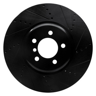 R1 Concepts® - eLINE™ Drilled and Slotted 1-Piece Front Passenger Side Brake Rotor