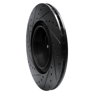 R1 Concepts® - eLINE™ Drilled and Slotted 1-Piece Rear Passenger Side Brake Rotor