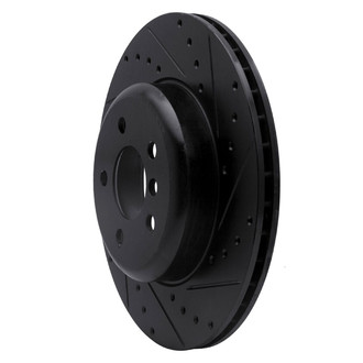R1 Concepts® - eLINE™ Drilled and Slotted 1-Piece Rear Passenger Side Brake Rotor