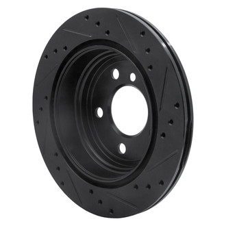R1 Concepts® - eLINE™ Drilled and Slotted 1-Piece Rear Driver Side Brake Rotor