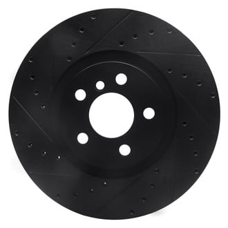 R1 Concepts® - eLINE™ Drilled and Slotted 1-Piece Front Driver Side Brake Rotor