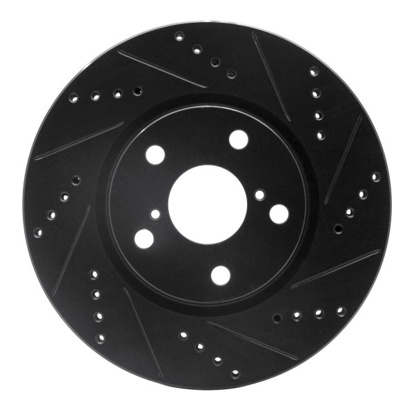 R1 Concepts® - eLINE™ Drilled and Slotted 1-Piece Front Brake Rotor