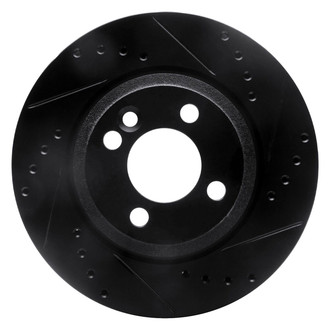 R1 Concepts® - eLINE™ Drilled and Slotted 1-Piece Front Passenger Side Brake Rotor