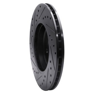 R1 Concepts® - eLINE™ Drilled and Slotted 1-Piece Front Passenger Side Brake Rotor