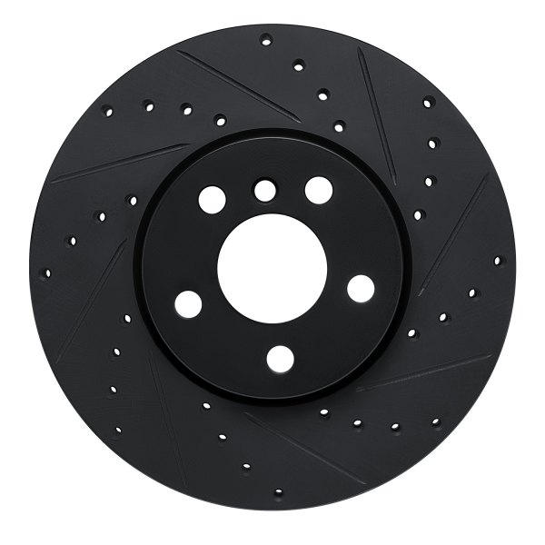 R1 Concepts® - eLINE™ Drilled and Slotted 1-Piece Front Brake Rotor