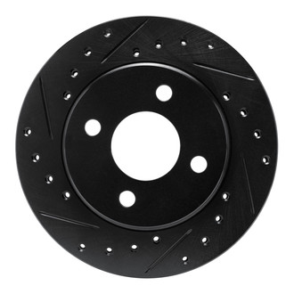 R1 Concepts® - eLINE™ Drilled and Slotted 1-Piece Front Driver Side Brake Rotor
