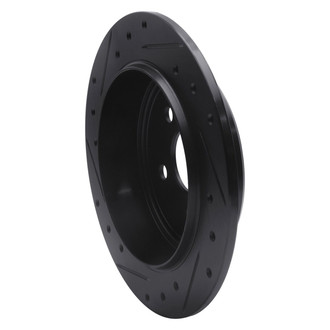 R1 Concepts® - eLINE™ Drilled and Slotted 1-Piece Rear Passenger Side Brake Rotor