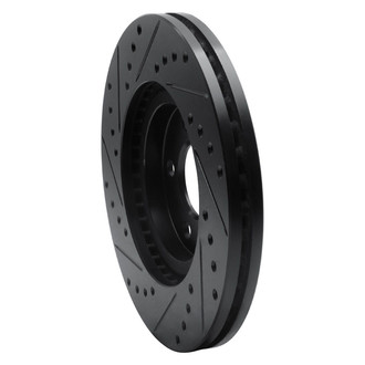 R1 Concepts® - eLINE™ Drilled and Slotted 1-Piece Front Passenger Side Brake Rotor
