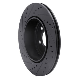 R1 Concepts® - eLINE™ Drilled and Slotted 1-Piece Rear Passenger Side Brake Rotor