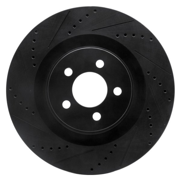 R1 Concepts® - eLINE™ Drilled and Slotted 1-Piece Front Brake Rotor