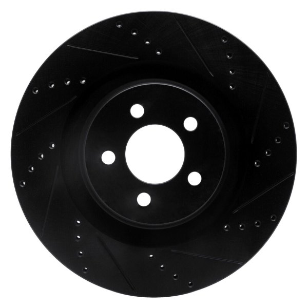 R1 Concepts® - eLINE™ Drilled and Slotted 1-Piece Front Brake Rotor