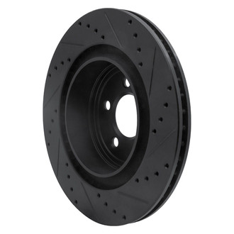 R1 Concepts® - eLINE™ Drilled and Slotted 1-Piece Rear Driver Side Brake Rotor
