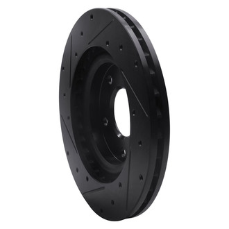 R1 Concepts® - eLINE™ Drilled and Slotted 1-Piece Front Passenger Side Brake Rotor