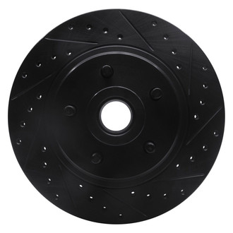 R1 Concepts® - eLINE™ Drilled and Slotted 1-Piece Front Passenger Side Brake Rotor