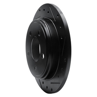 R1 Concepts® - eLINE™ Drilled and Slotted 1-Piece Rear Passenger Side Brake Rotor