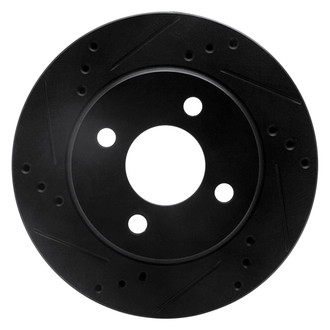 R1 Concepts® - eLINE™ Drilled and Slotted 1-Piece Front Driver Side Brake Rotor