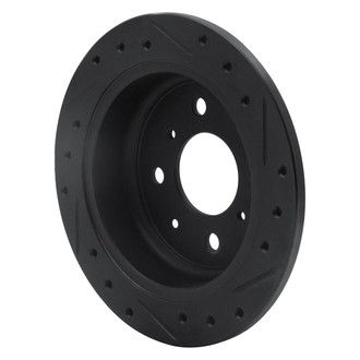 R1 Concepts® - eLINE™ Drilled and Slotted 1-Piece Front Driver Side Brake Rotor