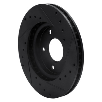 R1 Concepts® - eLINE™ Drilled and Slotted 1-Piece Front Driver Side Brake Rotor