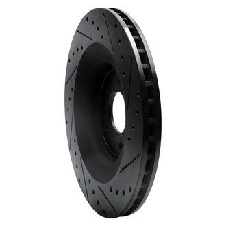 R1 Concepts® - eLINE™ Drilled and Slotted 1-Piece Front Driver Side Brake Rotor