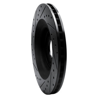 R1 Concepts® - eLINE™ Drilled and Slotted 1-Piece Front Passenger Side Brake Rotor