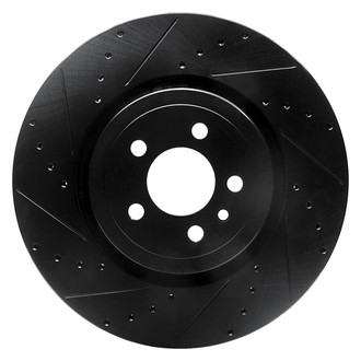 R1 Concepts® - eLINE™ Drilled and Slotted 1-Piece Front Driver Side Brake Rotor