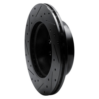 R1 Concepts® - eLINE™ Drilled and Slotted 1-Piece Front Passenger Side Brake Rotor