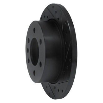 R1 Concepts® - eLINE™ Drilled and Slotted 1-Piece Rear Passenger Side Brake Rotor