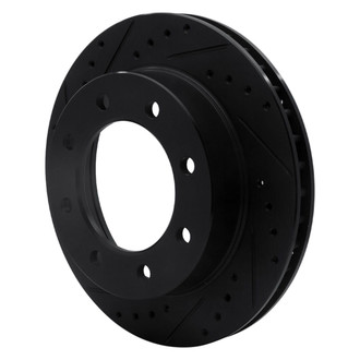 R1 Concepts® - eLINE™ Drilled and Slotted 1-Piece Front Driver Side Brake Rotor
