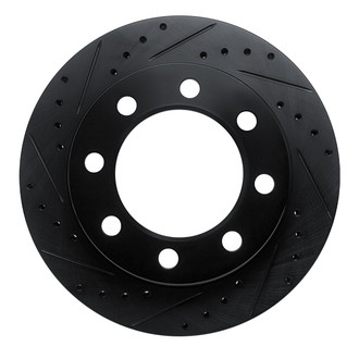 R1 Concepts® - eLINE™ Drilled and Slotted 1-Piece Front Driver Side Brake Rotor