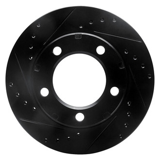 R1 Concepts® - eLINE™ Drilled and Slotted 1-Piece Front Driver Side Brake Rotor