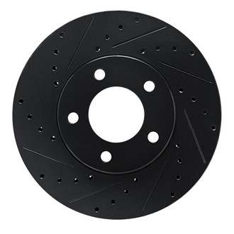 R1 Concepts® - eLINE™ Drilled and Slotted 1-Piece Front Driver Side Brake Rotor