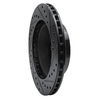 R1 Concepts® - eLINE™ Drilled and Slotted 1-Piece Front Driver Side Brake Rotor