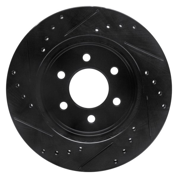 R1 Concepts® - eLINE™ Drilled and Slotted 1-Piece Front Brake Rotor