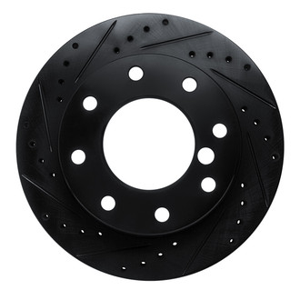R1 Concepts® - eLINE™ Drilled and Slotted 1-Piece Front Driver Side Brake Rotor