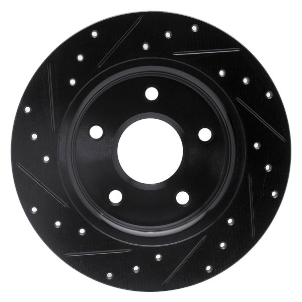 R1 Concepts® - eLINE™ Drilled and Slotted 1-Piece Rear Brake Rotor