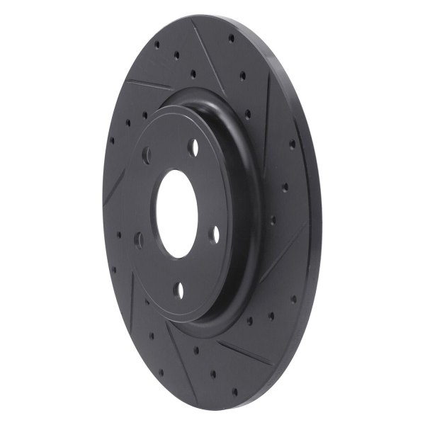 R1 Concepts® - eLINE™ Drilled and Slotted 1-Piece Rear Brake Rotor