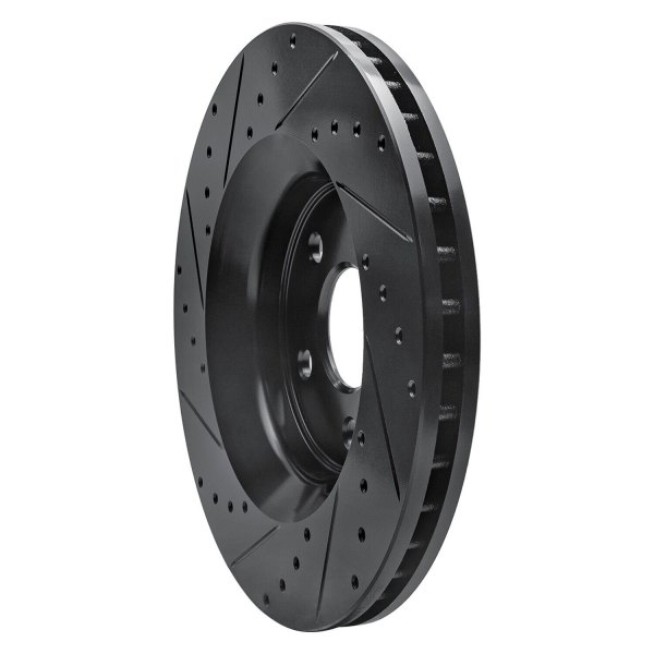 R1 Concepts® - eLINE™ Drilled and Slotted 1-Piece Front Brake Rotor