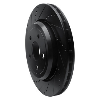 R1 Concepts® - eLINE™ Drilled and Slotted 1-Piece Rear Driver Side Brake Rotor