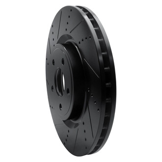 R1 Concepts® - eLINE™ Drilled and Slotted 1-Piece Front Driver Side Brake Rotor